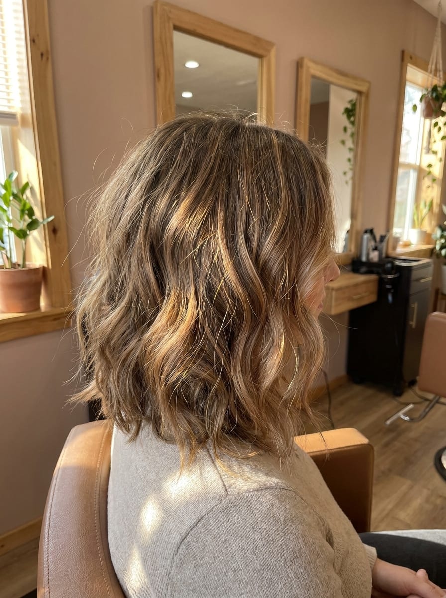 Long Bob mit Balayage - Long Bob Frisur
